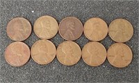 1940s, 1950s wheat pennies
