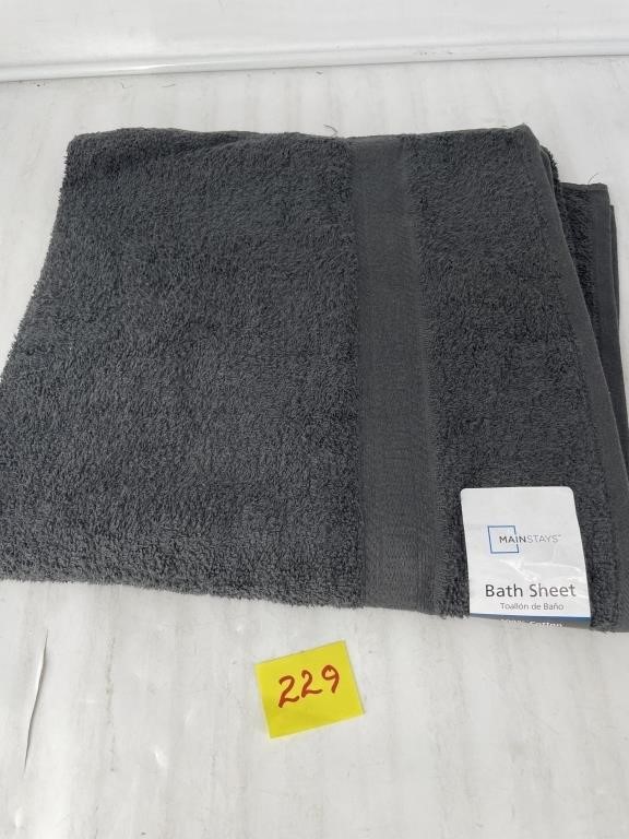 Mainstay's Bath Sheet/Towel (Grey color)