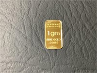 1 gm FINE GOLD - (.9999)