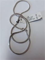 Marked Sterling Silver Danecraft Necklace- 20