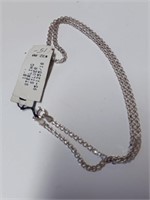 Marked Sterling Silver Tag on 18 Inch Danecraft