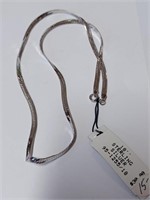 Marked Sterling Silver Tag on 18 Inch Danecraft