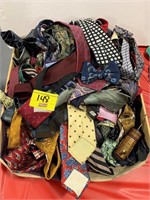 BOX OF MEN'S TIES OF ALL KINDS