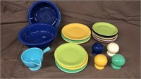 18 pcs Fiesta 1 large bowl chipped