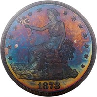 T$1 1878 TRADE. PCGS PR66 CAC