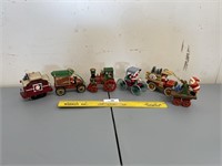 Vintage Christmas Lot Trains - Decorations -