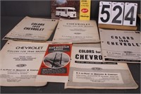 Advertising Books Includes Chevrolet Color-