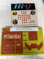 PYTHAGORAS complete puzzle game and KOHNE HI Q