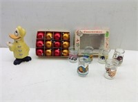 Welch's Jelly Character Jars Glass X-Mas Ornaments