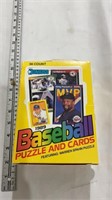 Donruss 1989 baseball puzzle and cards