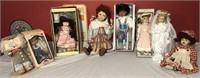 Assorted Cloth & Porcelain Dolls - Koch