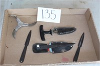 THROWING KNIVES LOT