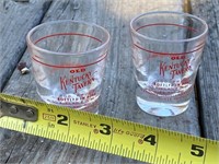 2 Kentucky Tavern Shot Glasses
