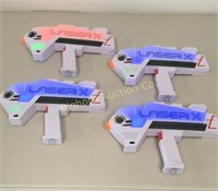 4- Laser X Laser Tag Guns