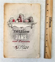 Jellies Jams and Preserves 1914 Booklet