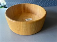 WOODEN FRUIT BOWL