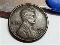 OF) better condition 1916 s wheat penny