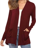 New (Size L) Women Cardigan Drape Front Cardigan