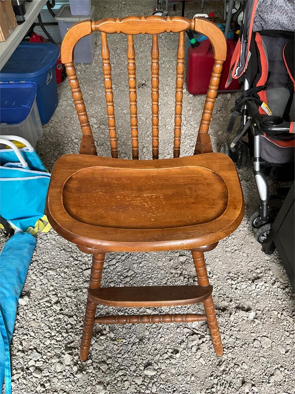 Wooden highchair