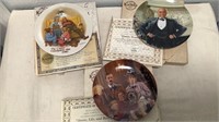 (3) Vintage Knowles Collector Plates