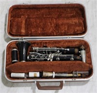 Old Clarinet with Case - 17" x 8"
