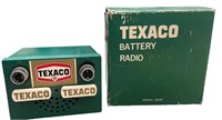 Vintage Original Box Texaco Battery Radio