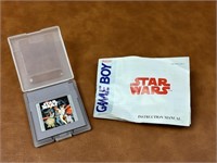 Gameboy Star Wars Game with Pamphlet