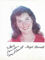 Majel Barret signed photo