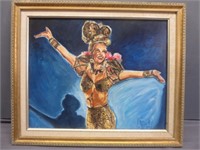 ~ Carmen Miranda Acrylic on Canvas by Michael