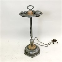 Art Deco Light-up Smoking Stand Ashtray