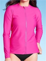 NEW Kona Sol L Women's UPF 50 Full Zip Mock Neck