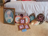 ASSORTED PICTURES & METAL DECOR