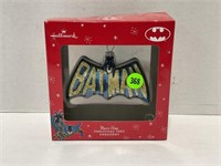 Hallmark blown glass Batman Christmas ornament
