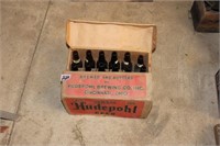 Case Empty Hudepohl Bottles in Box