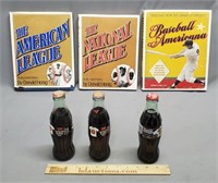 Baseball Books & Cal Ripken Coca Cola Bottles