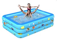 FOREVIVE Inflatable Swimming Pool 118 x69x22in