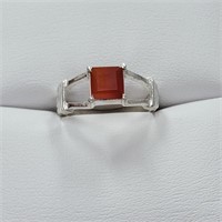 $100 Silver Garnet Ring