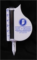 New Bank of Indiana rain gauge in box