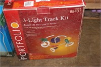 3 LIGHT TRACK KIT- NEW IN BOX