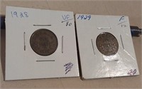 1928 & 1929 Canada Cents
