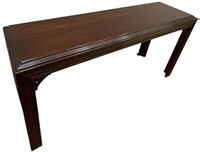 Mid Century Wood Console Table