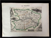 French Maps & the River Loire