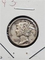 Better Grade 1943 Mercury Dime