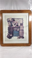 Rockwell Framed limited edition print 1984 T