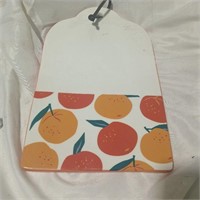 Ceramic Cheese Board w Oranges Orange Fruit Design