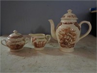 3pc Fair Winds Teapot Set