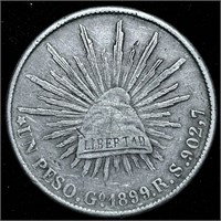 1899-GO MEXICAN SILVER LIBERTAD COIN