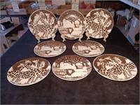 16 Piece Luncheon Set. 8" Plates / 4" Mugs.
