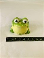 Eli Lilly ceramic frog bank