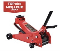 BIG RED HEAVY-DUTY + GARAGE FLOOR JACK W/ QUICK